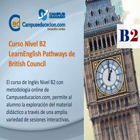 Curso Nivel B2 LearnEnglish Pathways de British Council | PPTX