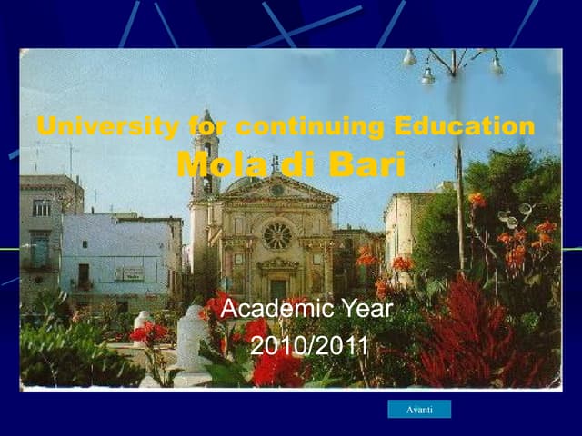 Inglese   università della terza età