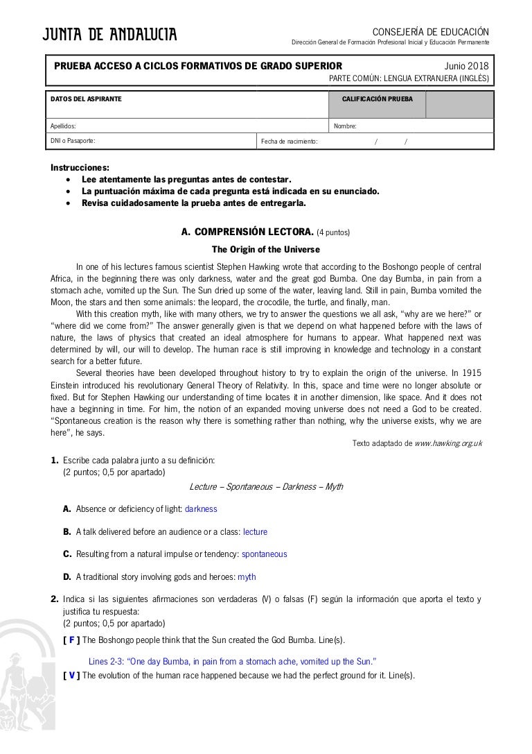 Ingles examen prueba_acceso_grado_superior_andalucia_junio_2018