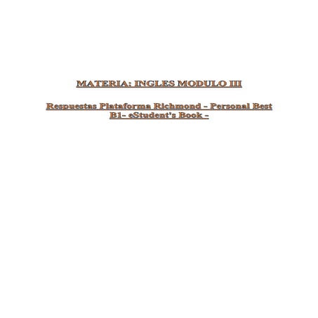 B1 Unit 2 Progress Test | PDF