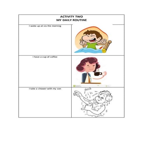 Ingles mi rutina diaria alexa