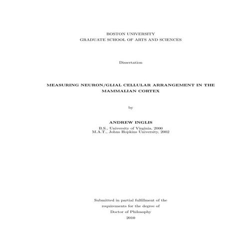 Inglis Phd Thesis Pdf