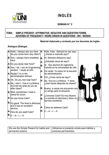 examen de ingles - cuarto grado | PDF