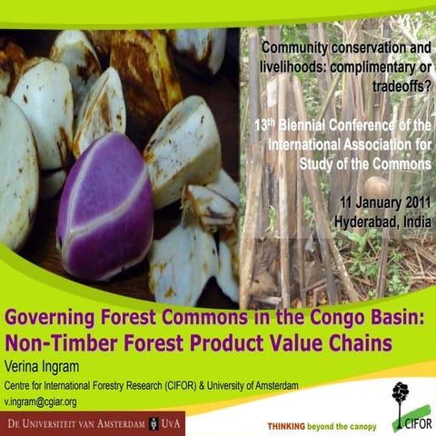 Governing Forest Commons in the Congo Basin:Non-Timber Forest Product Value C...