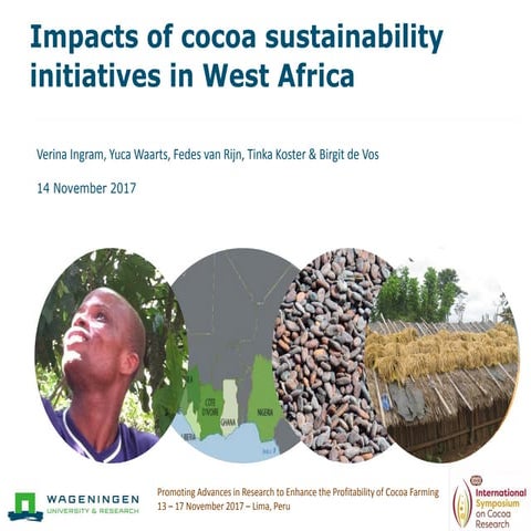 Impacts of cocoa sustainability initiatives in West Africa | PDF