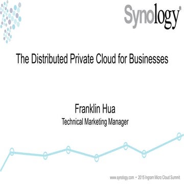 Synology: The Distributed Private Cloud for Businesses
