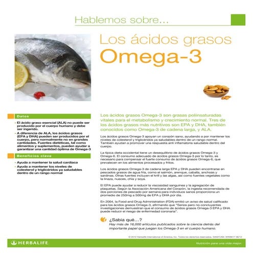 Ingredientes omega