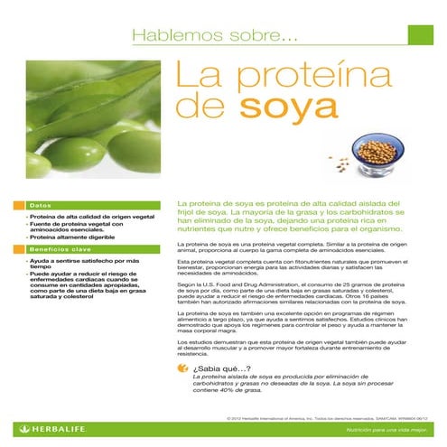 Ingredientes soya