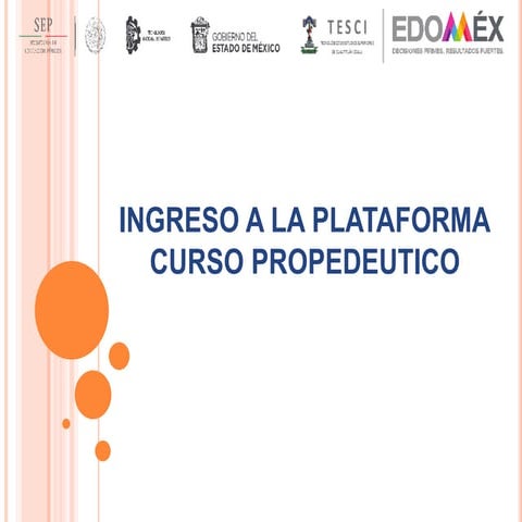 Ingreso a la plataforma