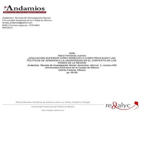 Ingreso a la universidad