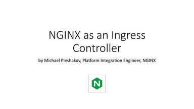 NGINX Ingress Controller for Kubernetes