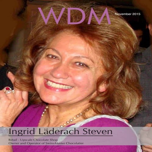 Women of Distinction Magazine - Ingrid läderach steven