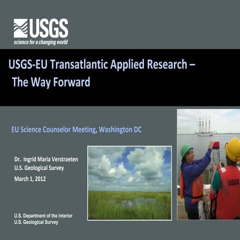 Ingrid verstraeten presentation   usgs-eu partmerships