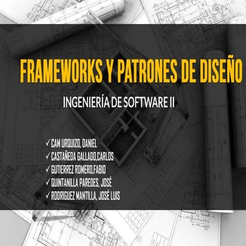 Patrones de diseño y frameworks