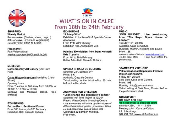 Bus local Calpe | PDF
