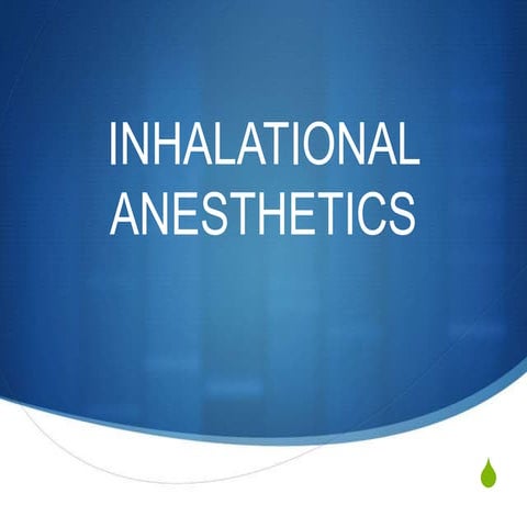Inhalational | PPTX