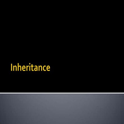 Inheritance | PPT