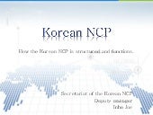 Presentation by Inho Joe at the wor...