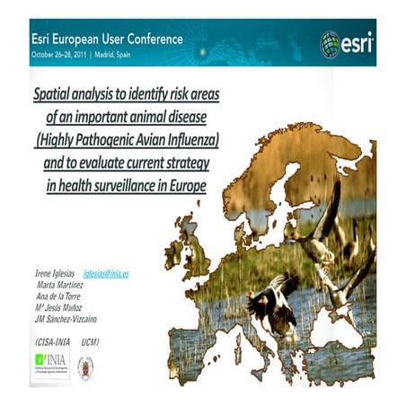 Spatial Analysis to Identify Risk Areas of an Important Animal Disease ...