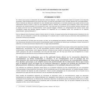 Iniciación deporte en  equipo