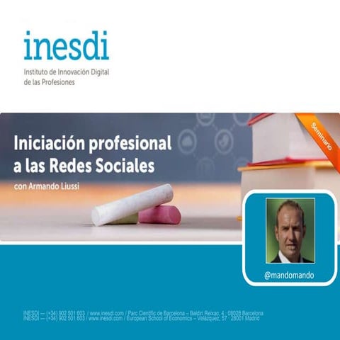 Iniciación profesional a las Redes Sociales