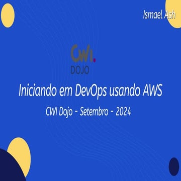 Iniciando em DevOps usando AWS - Ismael Ash