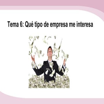 EIE: Qué tipo de empresa me interesa