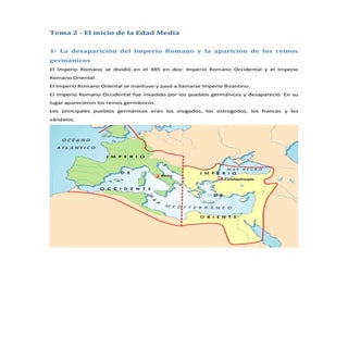 Inicio de la Edad Media