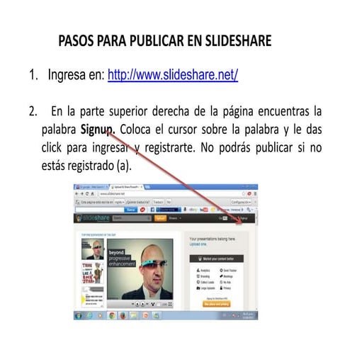 Inicio en slideshare