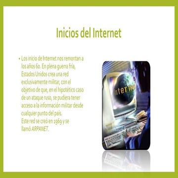 Inicios del Internet 