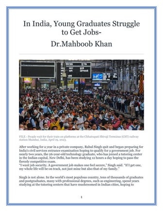In India, Young Graduates Struggle by Dr. Mahboob Khan  to Get Jobs.pdf
