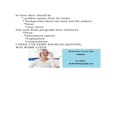 In Intro there should be grabber (quote from the book) .docx