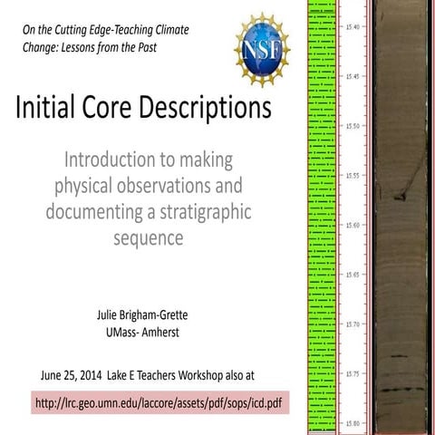 Initial core descript teachers