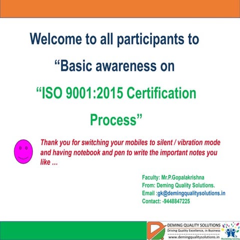 Initial discussion on ISO certification.pptx