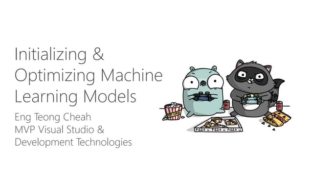 Initializing & Optimizing Machine Learning Models