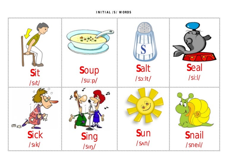Initial s flashcards