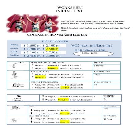 Ws throwing events 2º secciones | DOCX