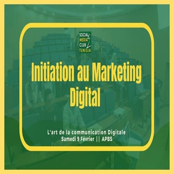 Initiation au marketing digital - English version
