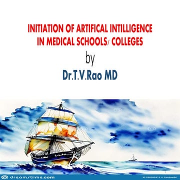 Artificial intelligence in medical education | PPTX