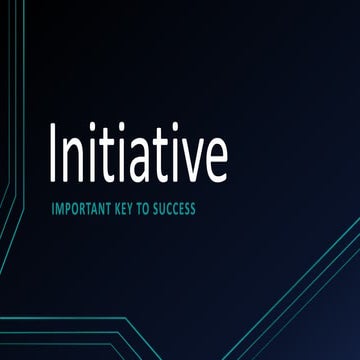 Initiative