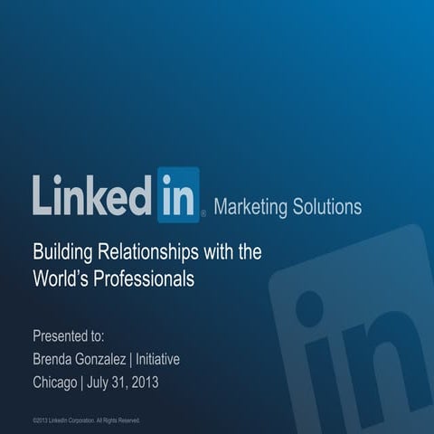 Initiative chicago july 31 2013