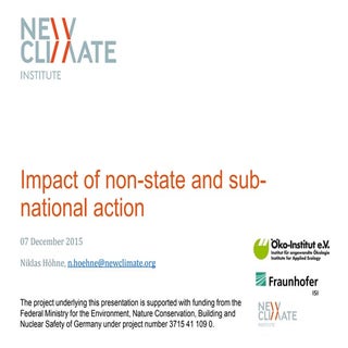 Impact of non-state and subnational...