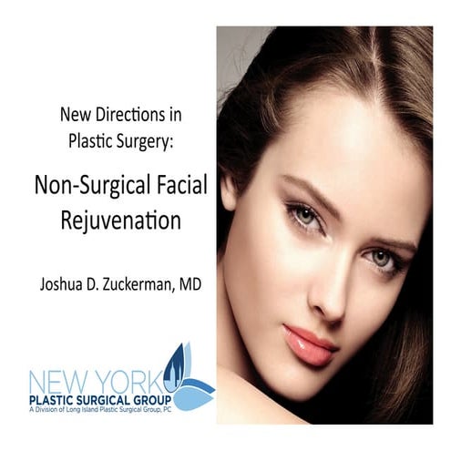 Nonsurgical Facial Rejuvenation:  Botox and Facial Fillers