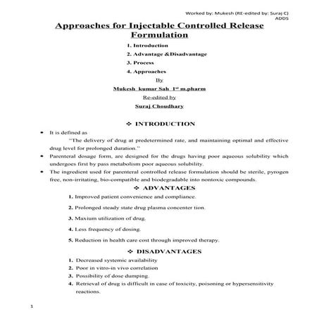 Injectable drug delivery systems