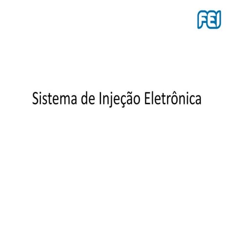 Sistema de Injeção