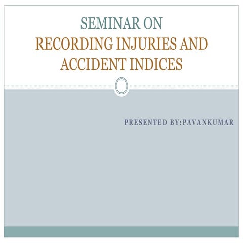 Injuries | PPTX