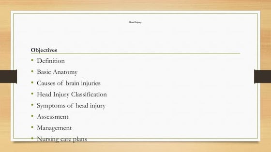 Traumatic brain injury | PDF | Death, Injury, or Military Conflict ...