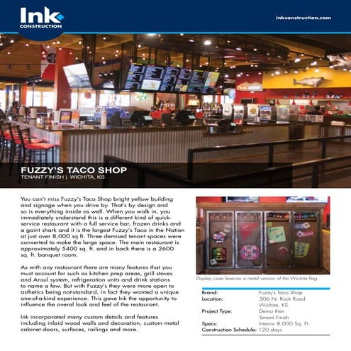 Fuzzy's Taco Shop | PDF