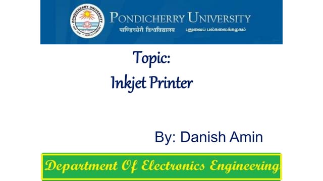 INKJET PRINTERS