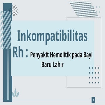 Inkompatibilitas Rhesus dan Penanganannya | PDF
